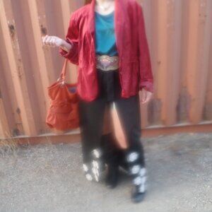 Long Black Maxie Ladies Skirt